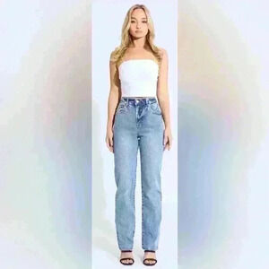 Rewash High Rise Vintage Reunion Distressed Jeans Size 3/26